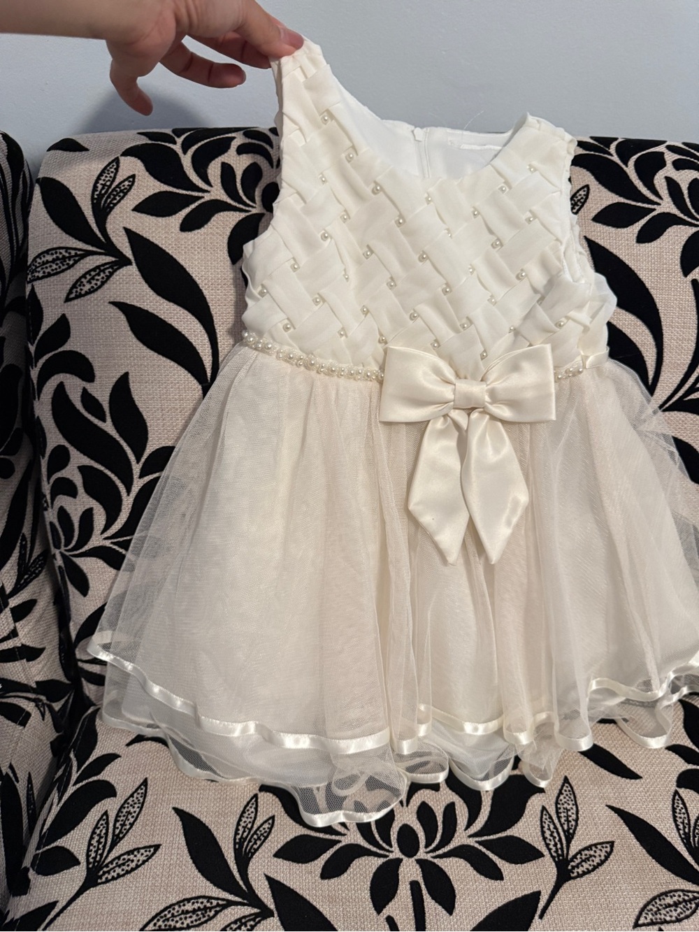 Rare Editions Toddler Girl White Dress